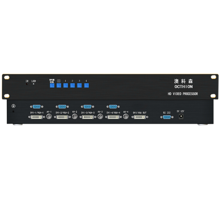 高清HDMI/VGA/DVI/AV四畫面分割器