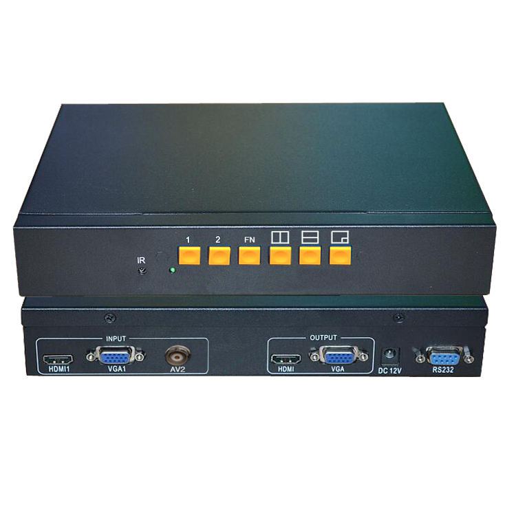 高清HDMI-AV二畫面分割器(HDMI+AV輸入,HDMI輸出)