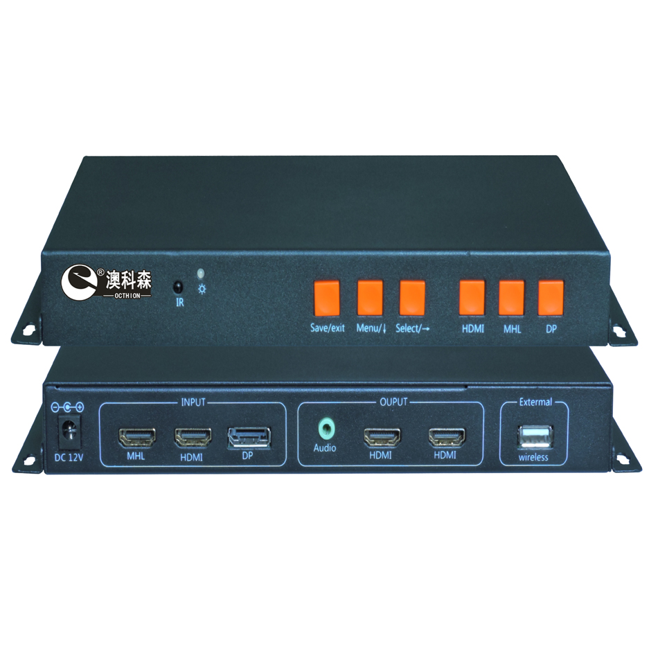 超清4K二畫面拼接器