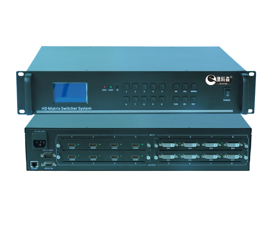 8進(jìn)8出混合矩陣(插卡式)